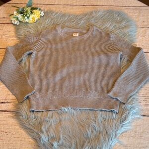 GAP Kids Grey Knit Sweater sz L